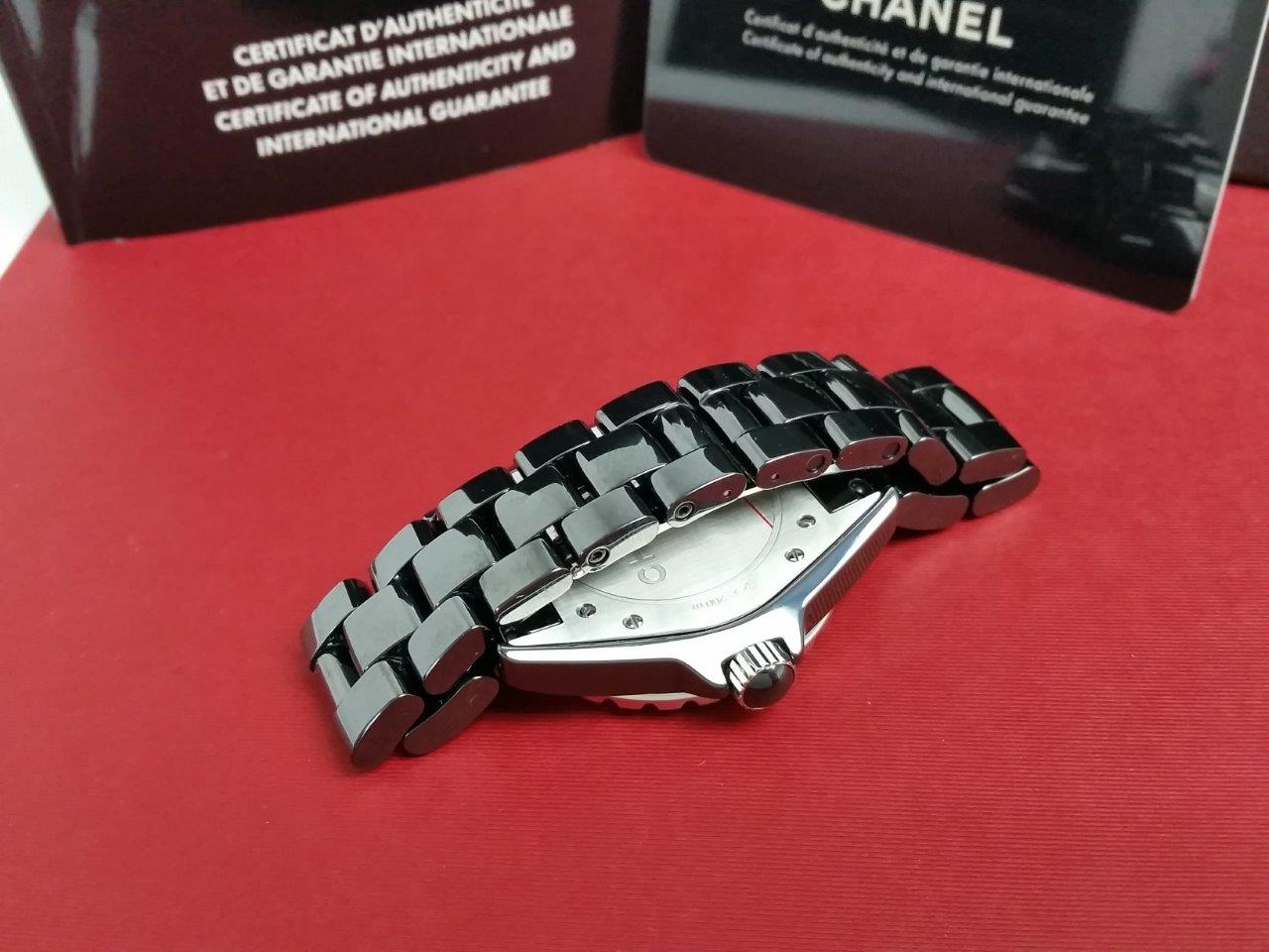 CHANEL J12 Black Ceramic Automatic 38mm Unisex H0685