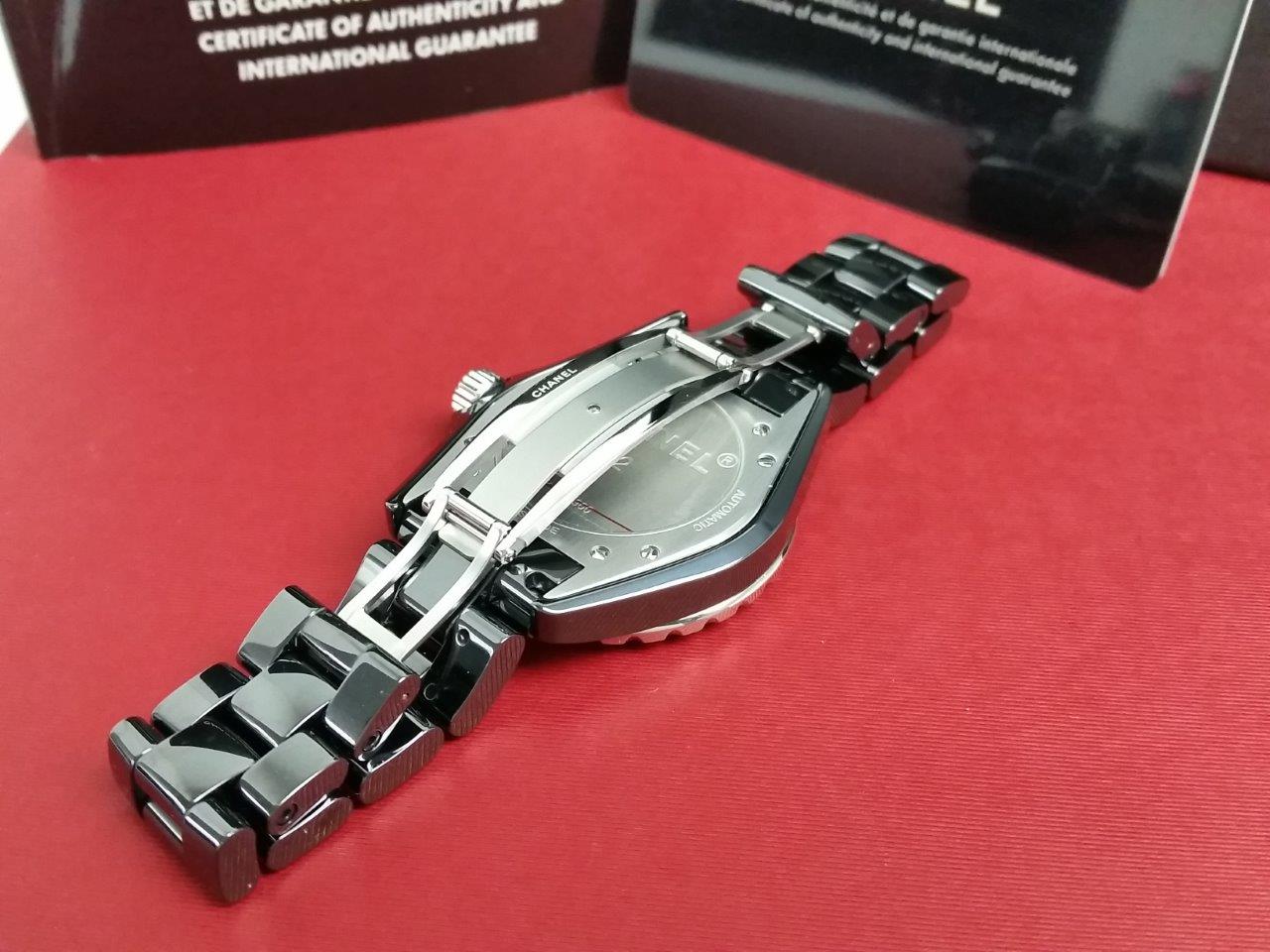 CHANEL J12 Black Ceramic Automatic 38mm Unisex H0685