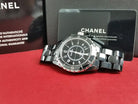 CHANEL J12 Black Ceramic Automatic 38mm Unisex H0685