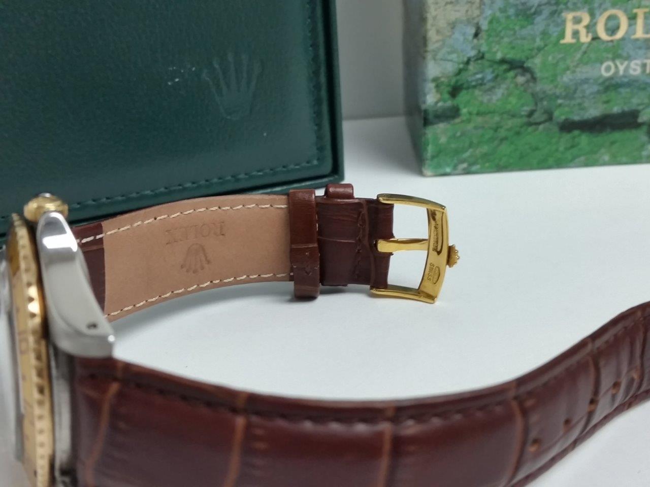 Rolex GMT-Master 16753 Brown Nipple Gilt Dial 2 Tone Root Beer Quick Set 1981 Vintage