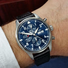 IWC Schaffhausen Blue Pilot Chronograph Le Petit Prince w/Box Papers