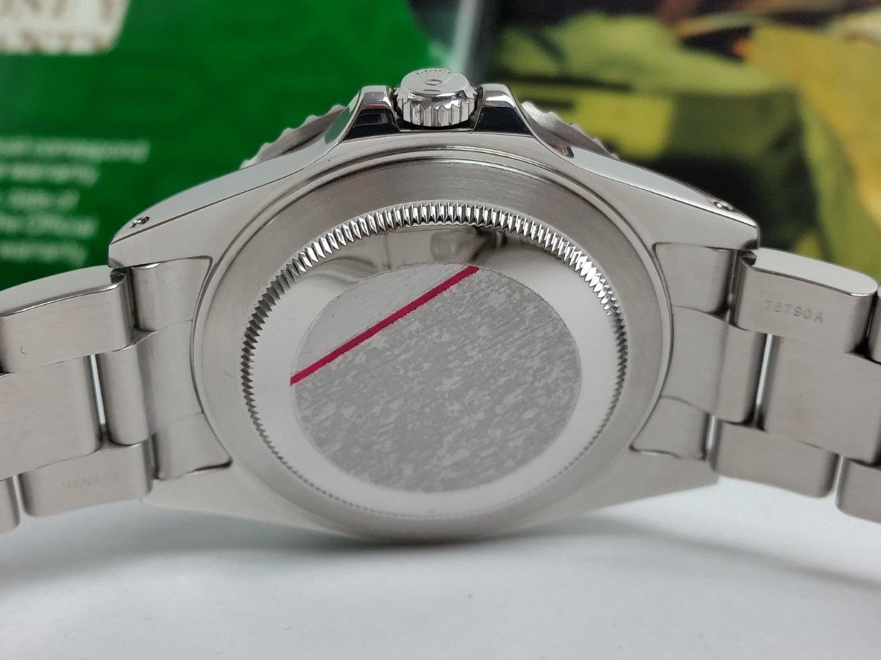 Rolex Oyster Perpetual GMT Master II COKE 16710 P Faded Serif Fat Font