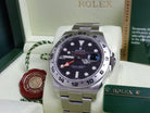 Rolex Explorer II 42mm Black Orange Hand GMT 216570 MINT Full Set