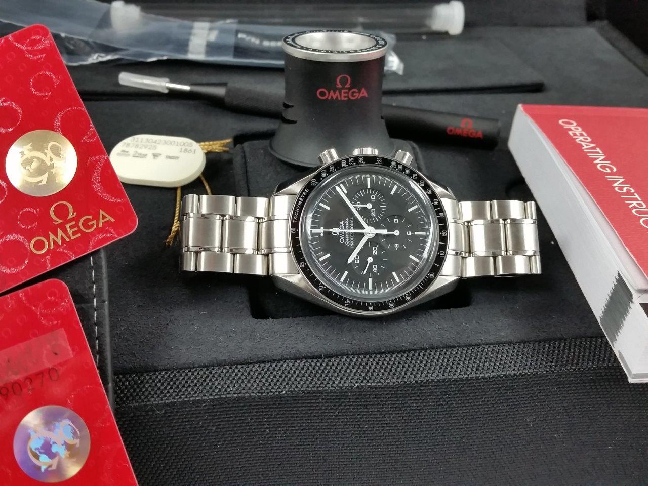 Omega SpeedMaster Professional MoonWatch 31130423001006 Bracelet 2018 Box/Papers