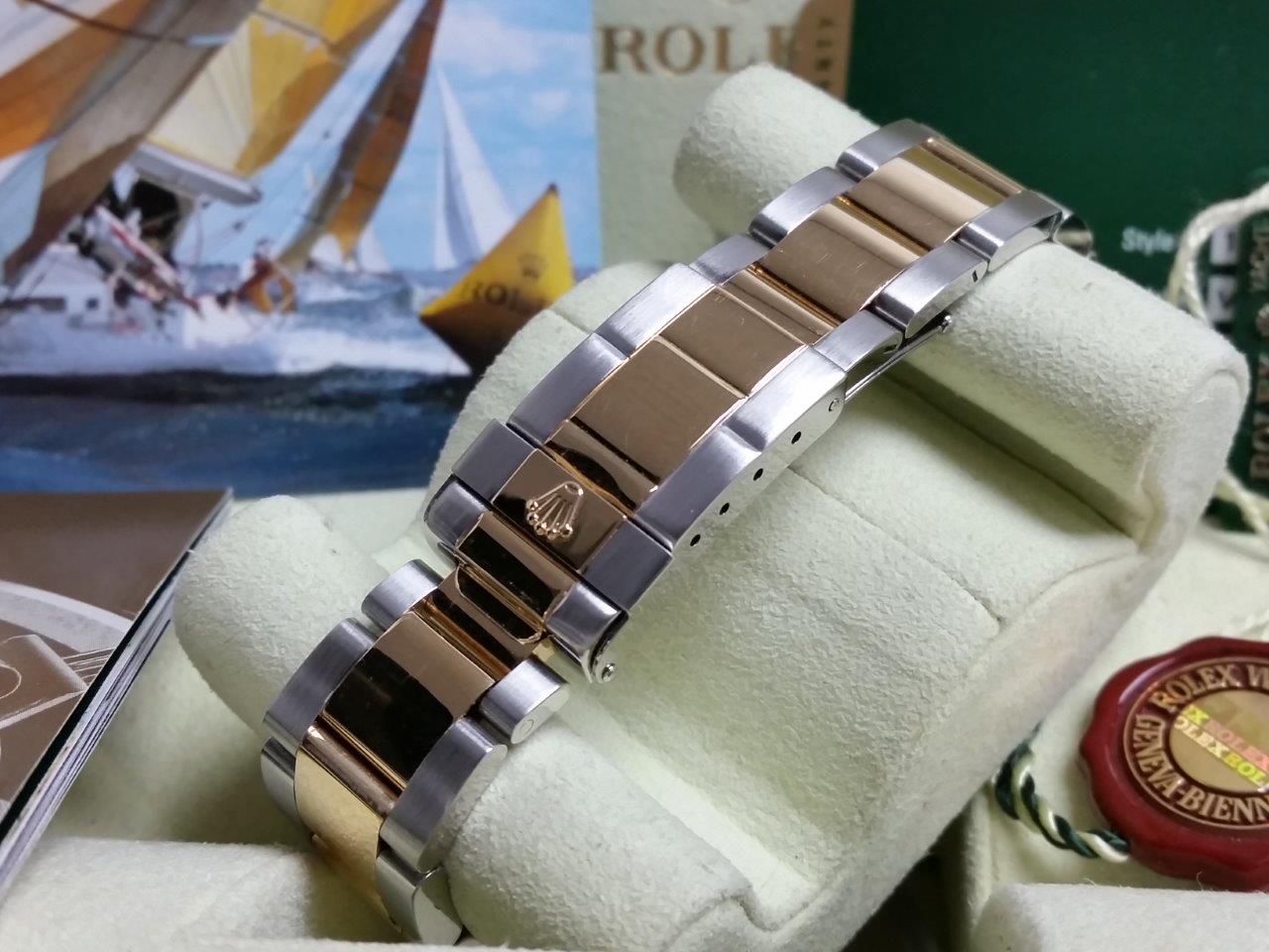 Rolex Yacht-Master 16623 V-Serial 18k Gold SS Engraved Bezel 2012 Full Set