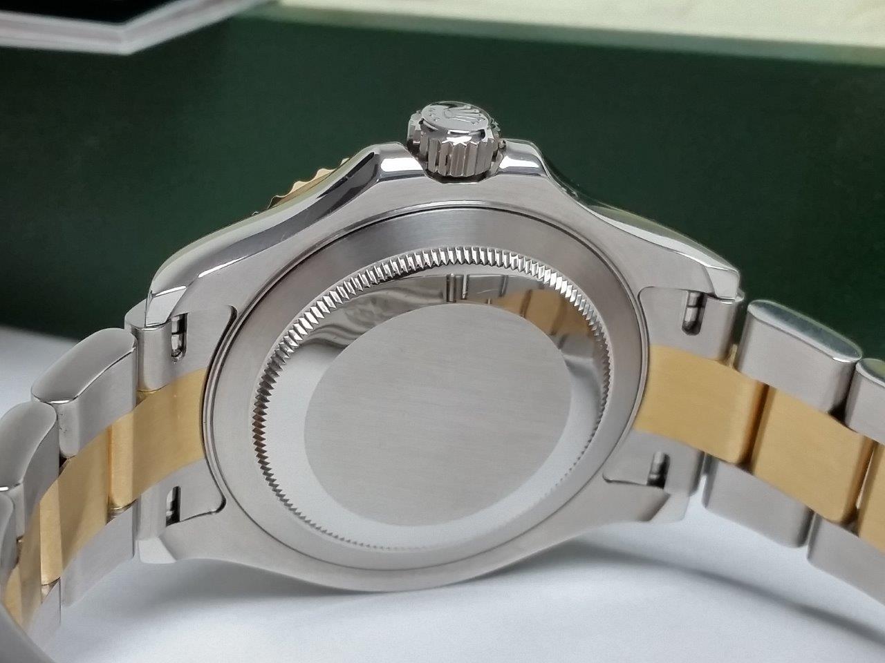 Rolex Yacht-Master 16623 V-Serial 18k Gold SS Engraved Bezel 2012 Full Set