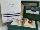 Rolex Yacht-Master Solid 18k Gold Blue Dial Engraved Bezel V-Serial 2019 RSC 168628