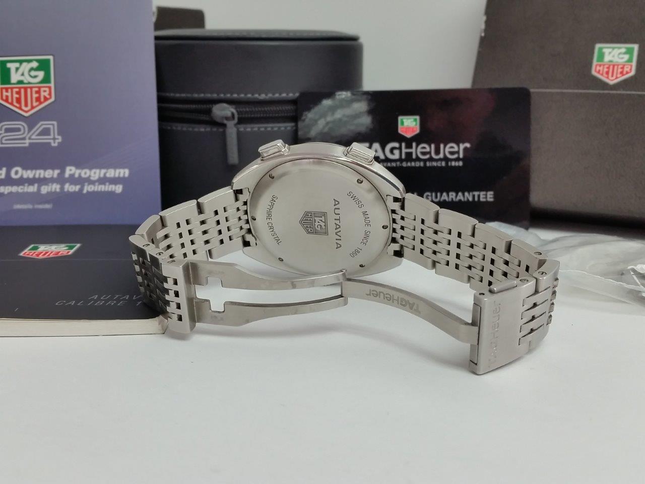 TAG Heuer Autavia Calibre 11 Vintage Racing Chronograph CY2111 BA0775 Box/Papers