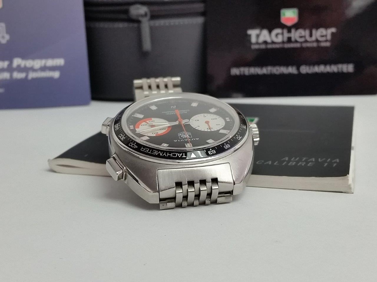 TAG Heuer Autavia Calibre 11 Vintage Racing Chronograph CY2111 BA0775 Box/Papers
