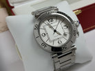 Cartier Pasha Seatimer Steel w/Braceclet 41mm Silver Box/Papers W31080M7 2790