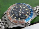 Vintage 1968 Rolex GMT-Master Pepsi 1675 Brown Patina ORIGINAL & UNPLOISHED