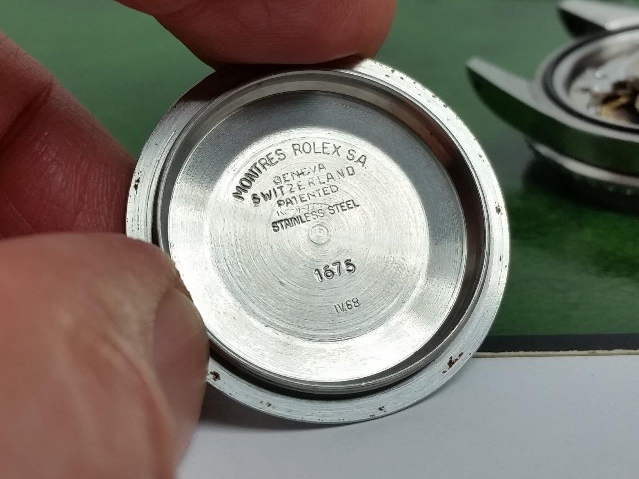 Vintage 1968 Rolex GMT-Master Pepsi 1675 Brown Patina ORIGINAL & UNPLOISHED