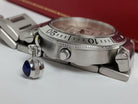 Cartier Pasha Seatimer Steel w/Braceclet 41mm Silver Box/Papers W31080M7 2790
