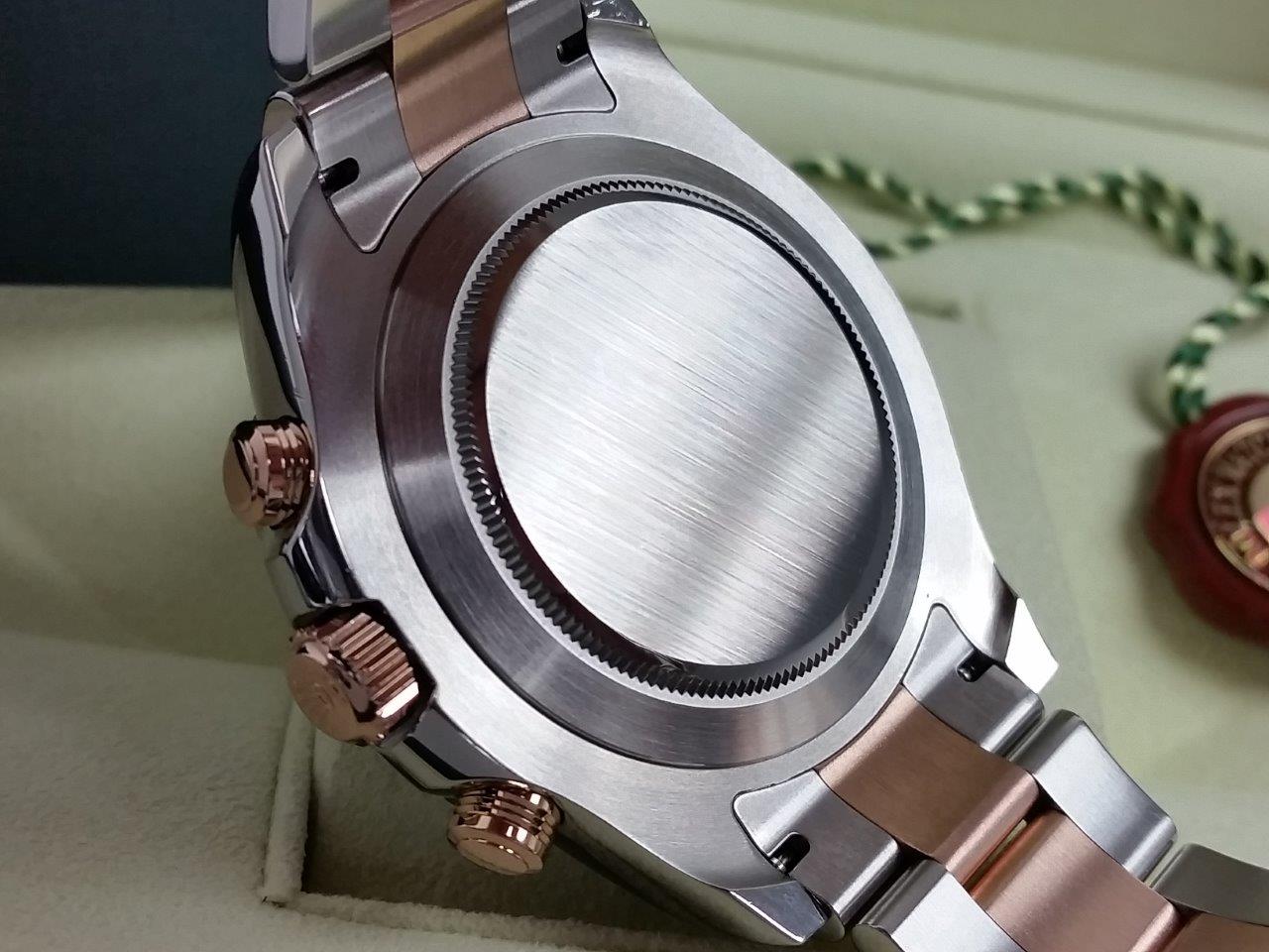 Rolex 44mm Yacht-Master II 18k Rose Gold SS 2 Tone Box/Papers MINT