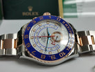 Rolex 44mm Yacht-Master II 18k Rose Gold SS 2 Tone Box/Papers MINT