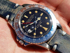Vintage 1964 Rolex GMT-Master Pepsi 1675 Brown Patina "Fiery Rain" - Tropical Gilt Marble