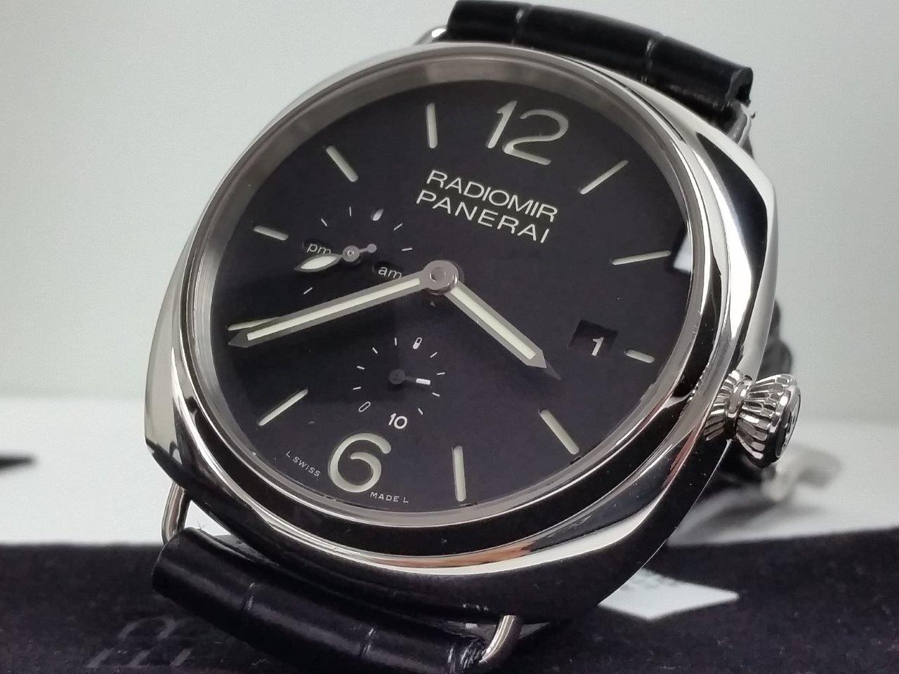 Panerai Radiomir 10 Days Power Reserve GMT am/pm Black 47mm PAM323 MINT