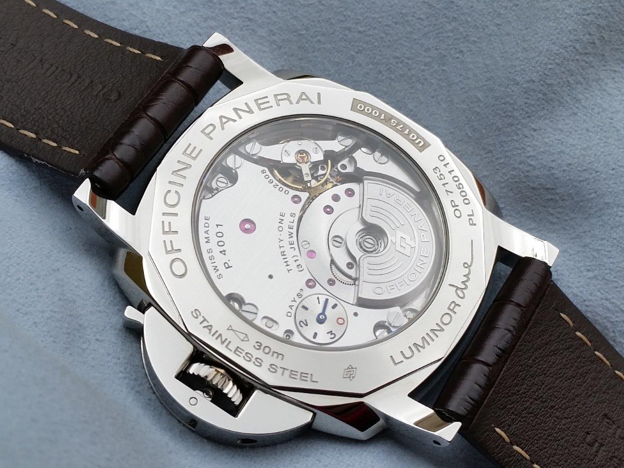 Panerai Luminor Due 3-Days PAM943 Grey Anthracite 45mm Slim 2019 NEW