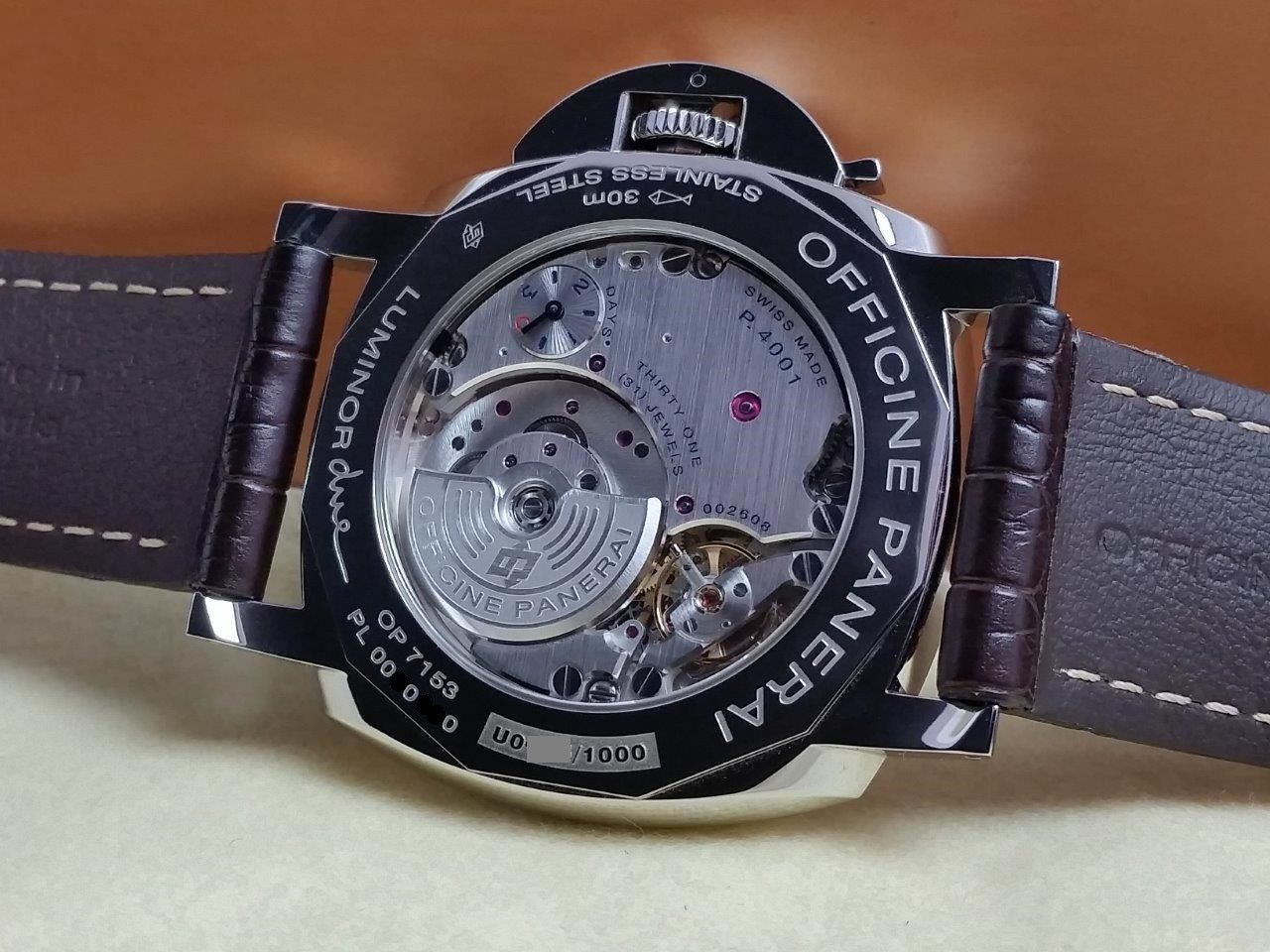 Panerai Luminor Due 3-Days PAM943 Grey Anthracite 45mm Slim 2019 NEW