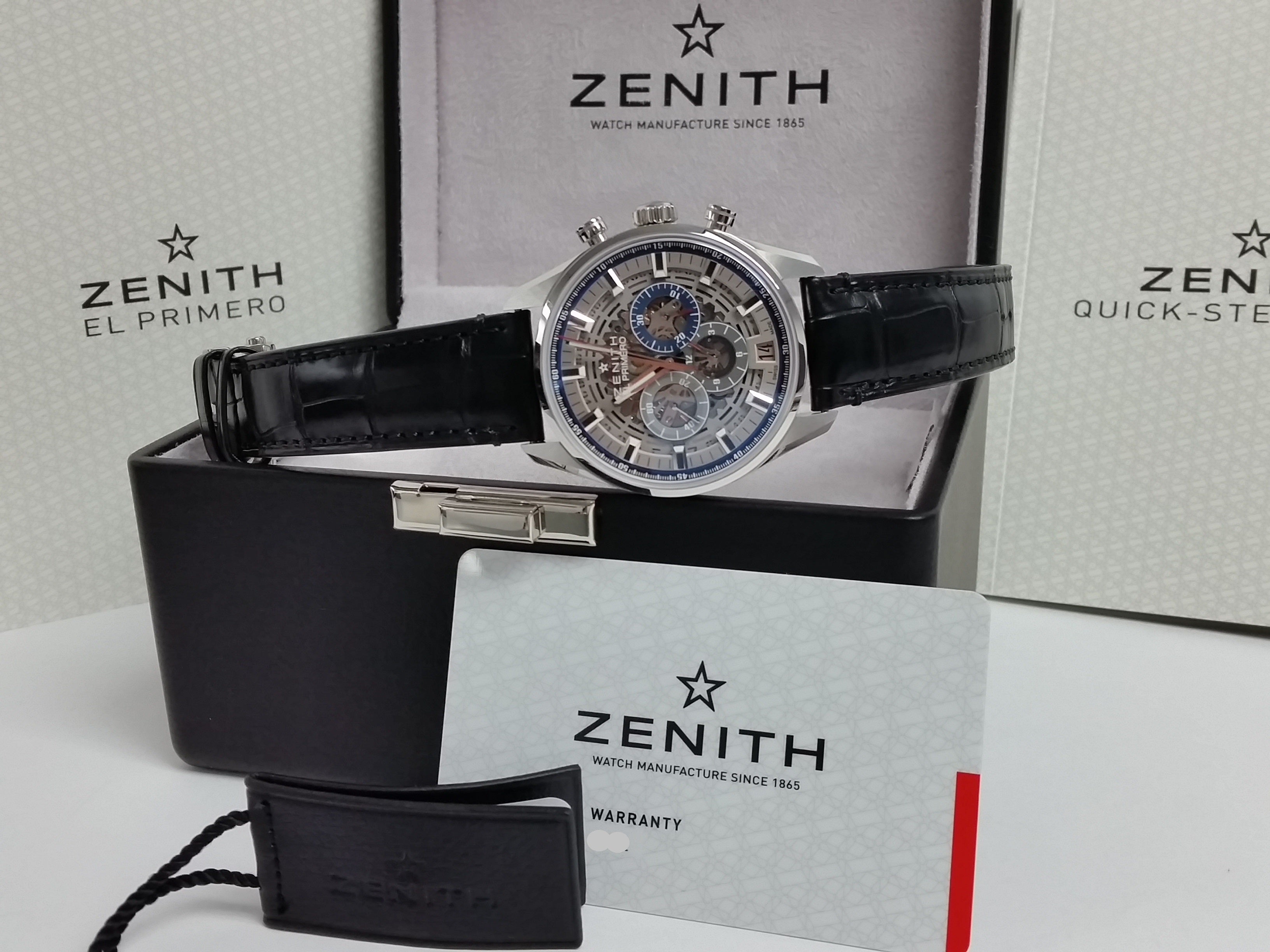 Zenith El Primero Chronomaster Fully Open SKELETON Chrono 03.2081.400/78.C813 New 2019