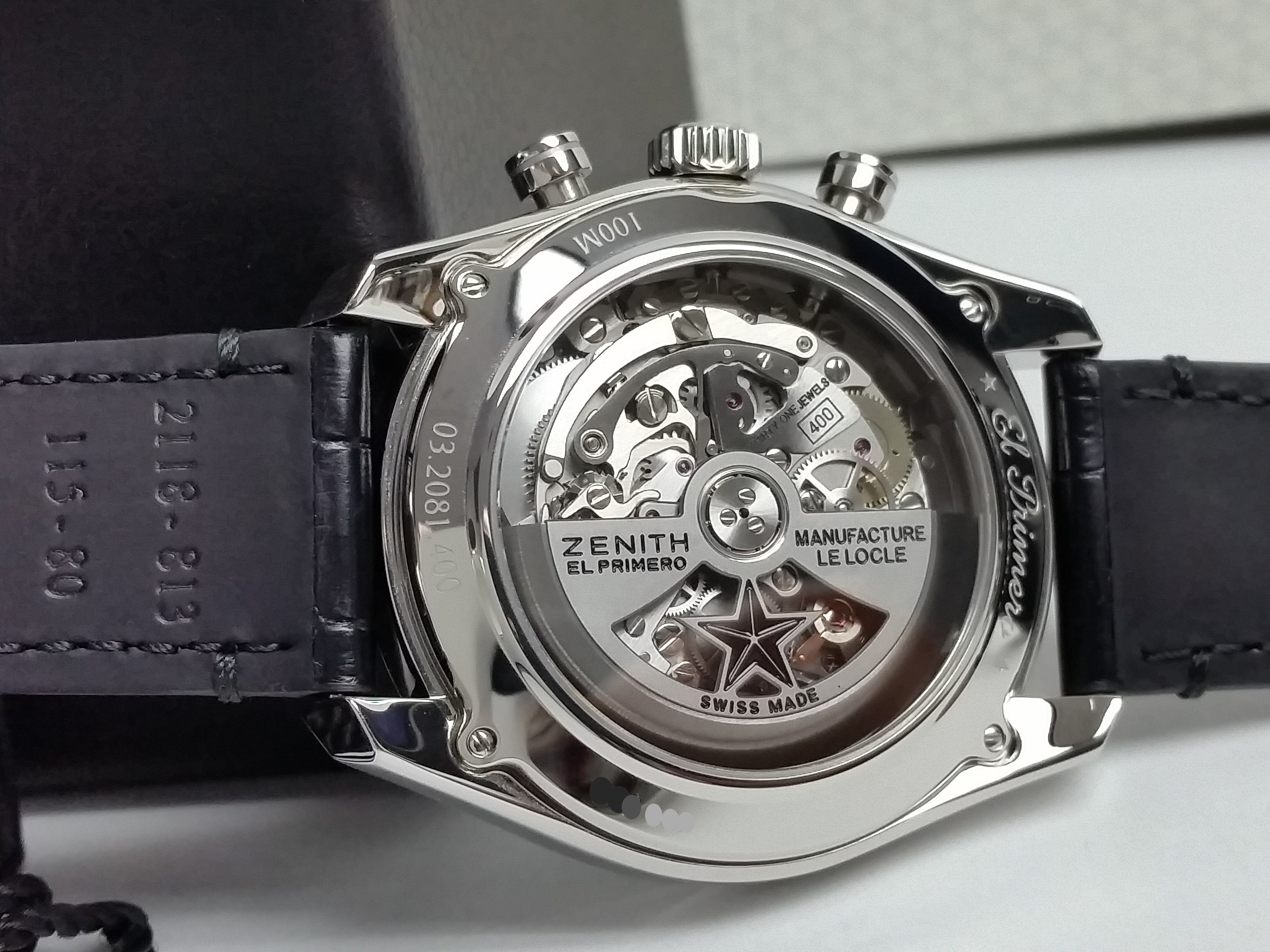 Zenith El Primero Chronomaster Fully Open SKELETON Chrono 03.2081.400/78.C813 New 2019