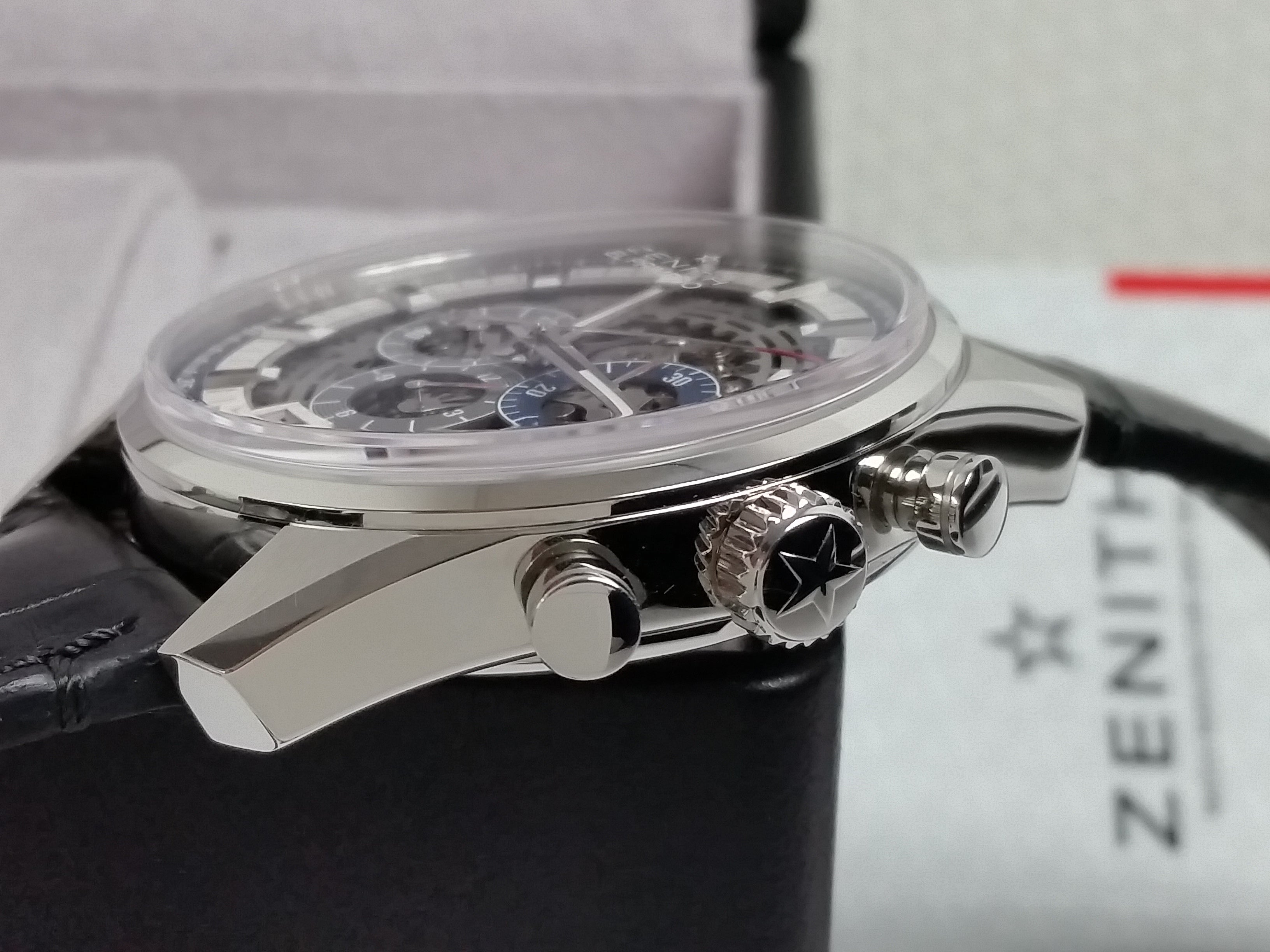Zenith El Primero Chronomaster Fully Open SKELETON Chrono 03.2081.400/78.C813 New 2019