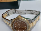 Rolex GMT-Master II 16713 Tritium ROOT BEER Two Tone Unpolished 18k Gold