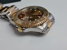 Rolex GMT-Master II 16713 Tritium ROOT BEER Two Tone Unpolished 18k Gold
