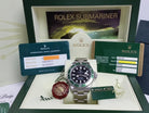 Rolex Submariner KERMIT 50 Anniversary 16610T LV V-Ser Green Bezel FULL SET + RSC