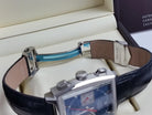 TAG Heuer Monaco Calibre 12 Chronograph Blue SS Navy Leather CAW2111.FC6183 Full Set