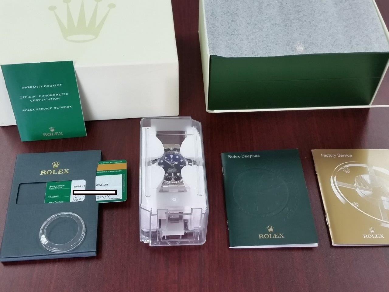 Rolex DEEPSEA SEA-DWELLER D-BLUE 116660 BL JAMES CAMERON Full Stickers/BNIB