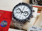 Omega SpeedMaster Racing White Tin-Tin Co Axial Chronometer 32930445104001 NEW