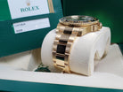 18k Gold Rolex GMT-Master II Anniversary 116718LN GREEN Full Set OPEN CARD