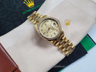 Rolex Day-Date President 18048 Quickset Factory Original Diamond Bezel & Dial
