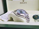 Rolex Day-Date II 41mm Platinum President Glacier Blue Diamond Roman 218206