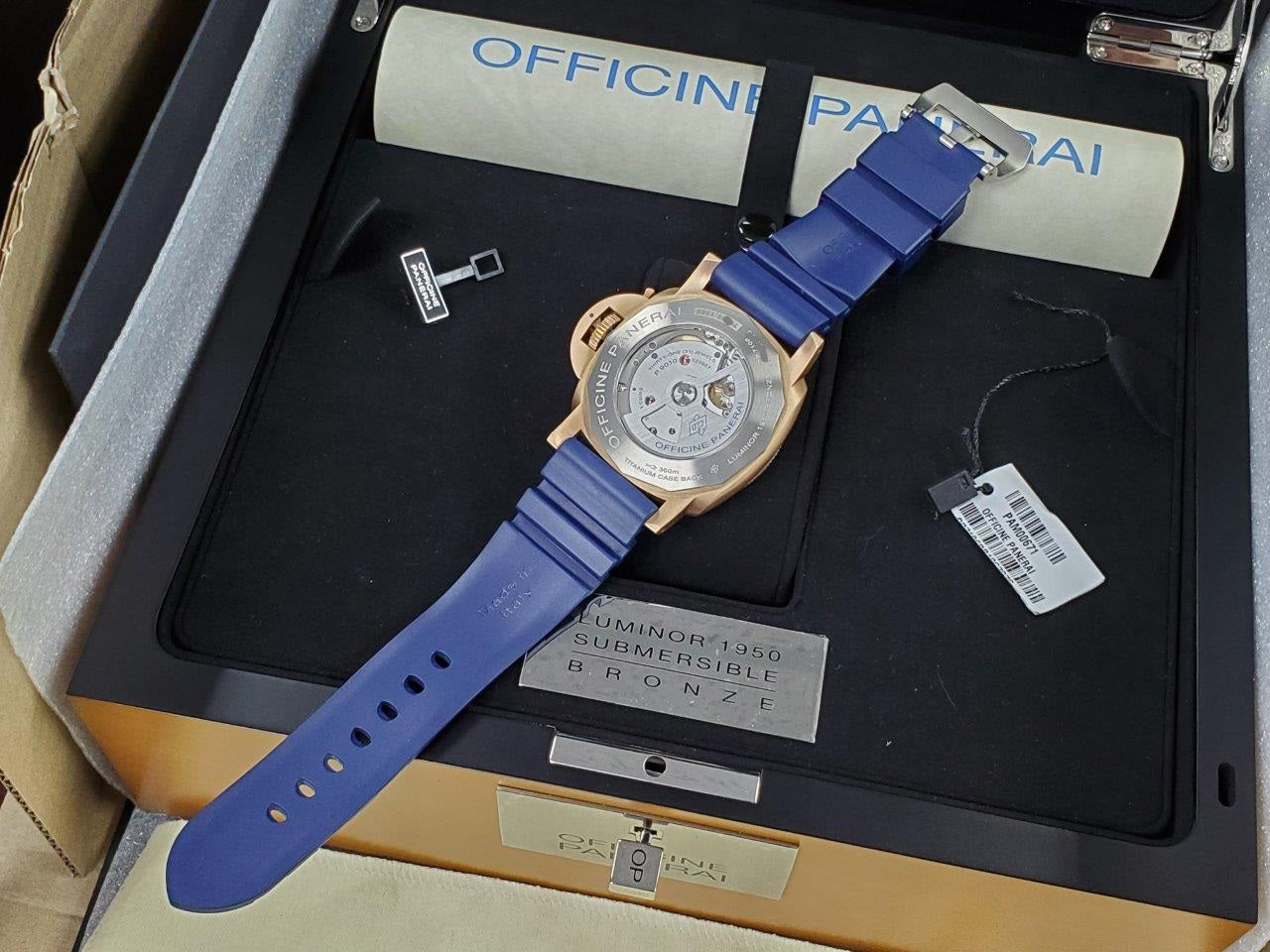 Panerai Special Editions Luminor BRONZO PAM 671 Blue Submersible 00671