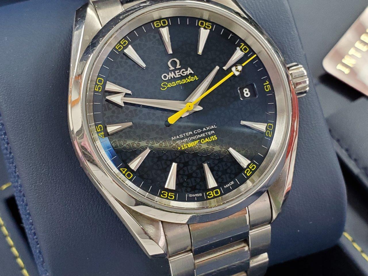 Omega Aqua Terra 23110422103004 SeaMaster SPECTRE Limited Edition JAMES BOND 007