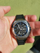 IWC Ingenieur Split Second double Chronograph titanium rubber