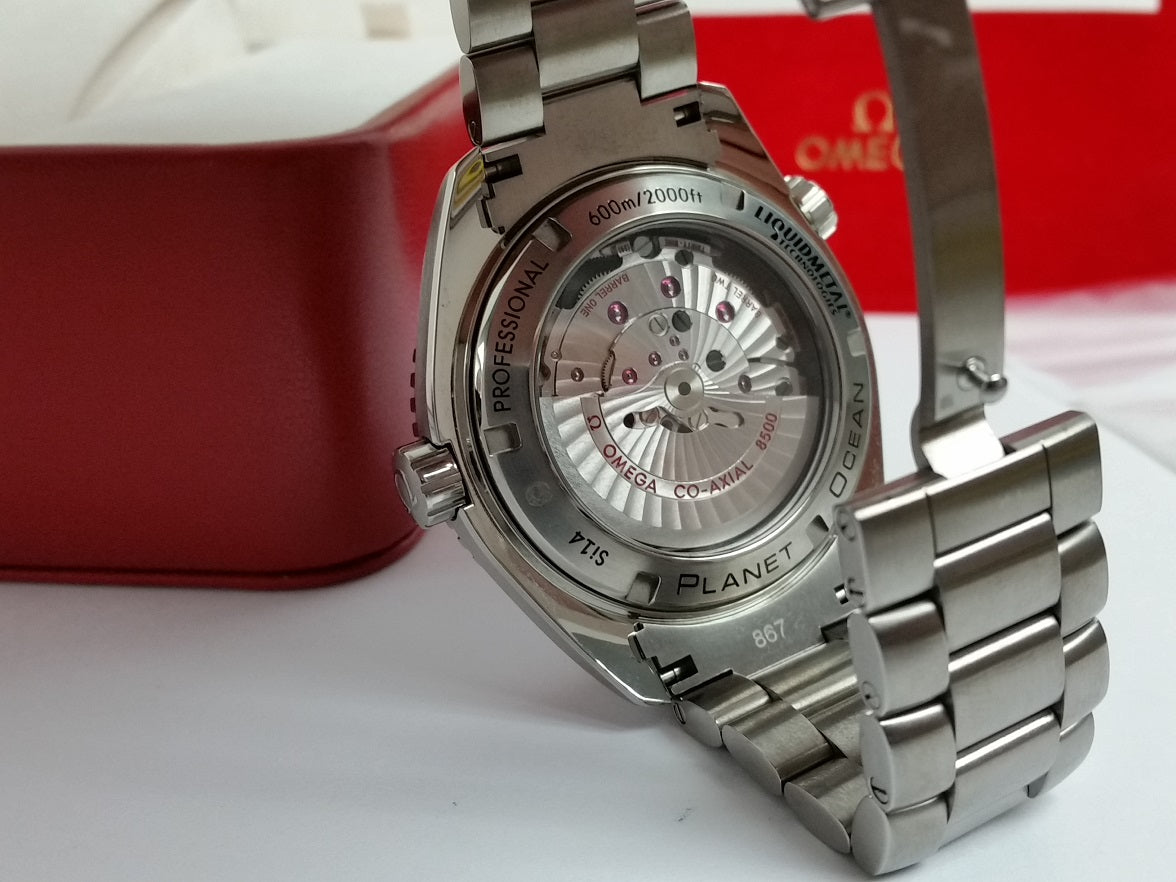 Omega Seamaster 600m Planet Ocean Blue Liquid Metal titanium 45mm