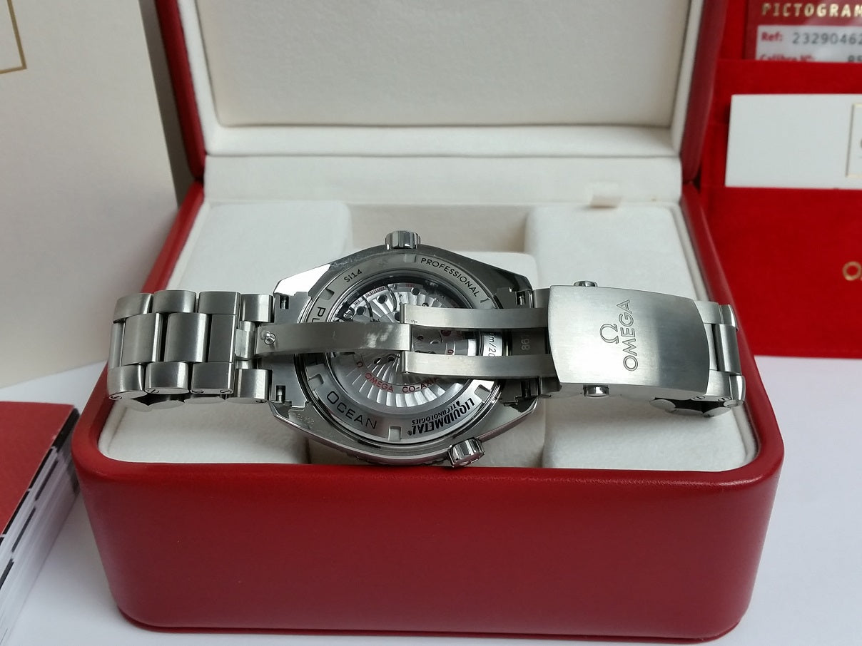 Omega Seamaster 600m Planet Ocean Blue Liquid Metal titanium 45mm