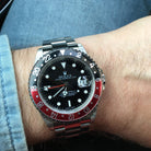 Rolex GMT Pepsi Coke Faded Fat Font Serif 16710 P Master II