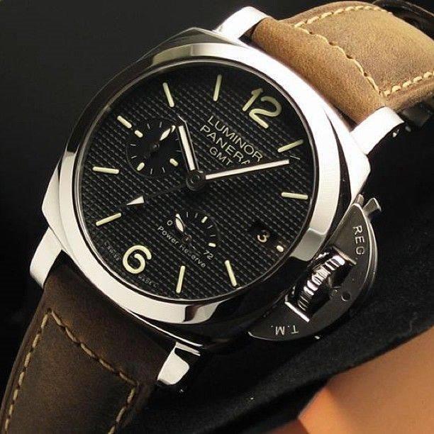 Panerai Luminor PAM 537 GMT 3 Days Power Reserve Automatic HOBNAIL DIAL 1950