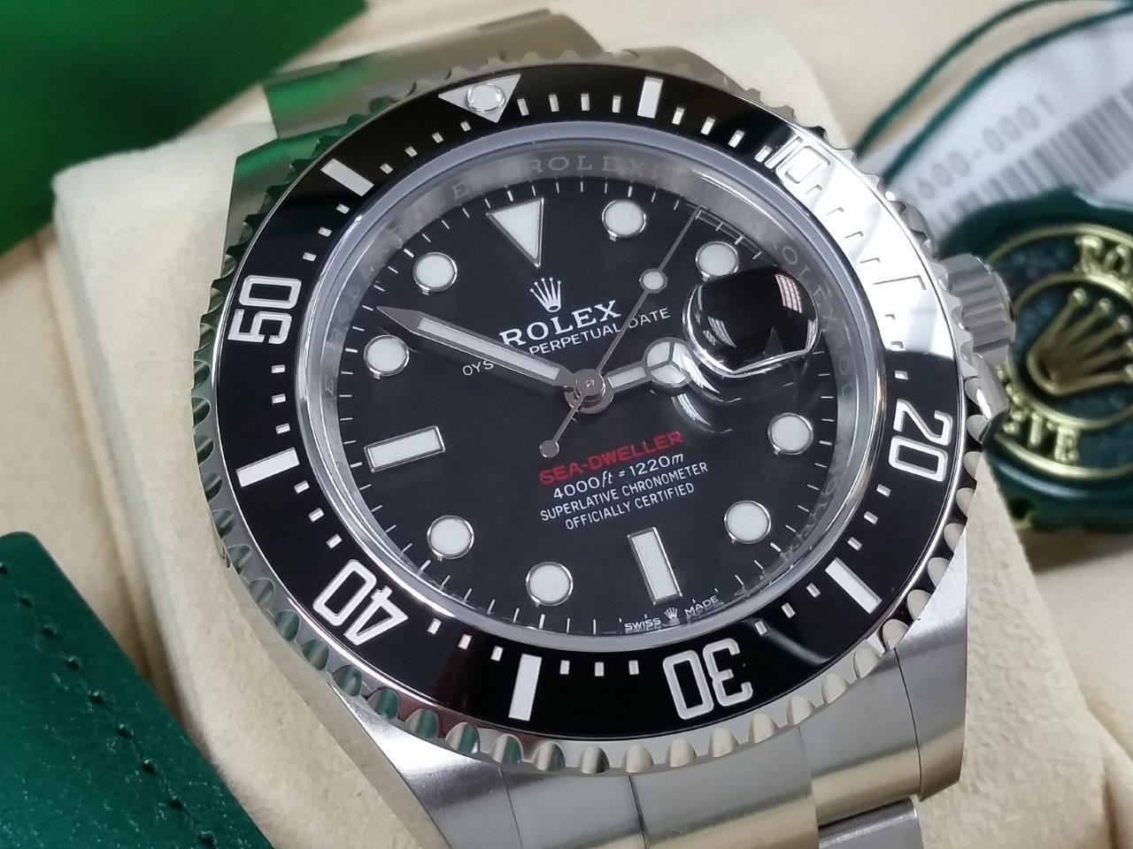 Rolex Sea Dweller Red Price Rolex Sea-Dweller 4000 126600 50th