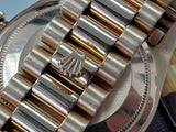 Rolex Day-Date 18238 Presidential 36 Italian Wheel Double Quick-Set Triple String Diamond Dial Full Set