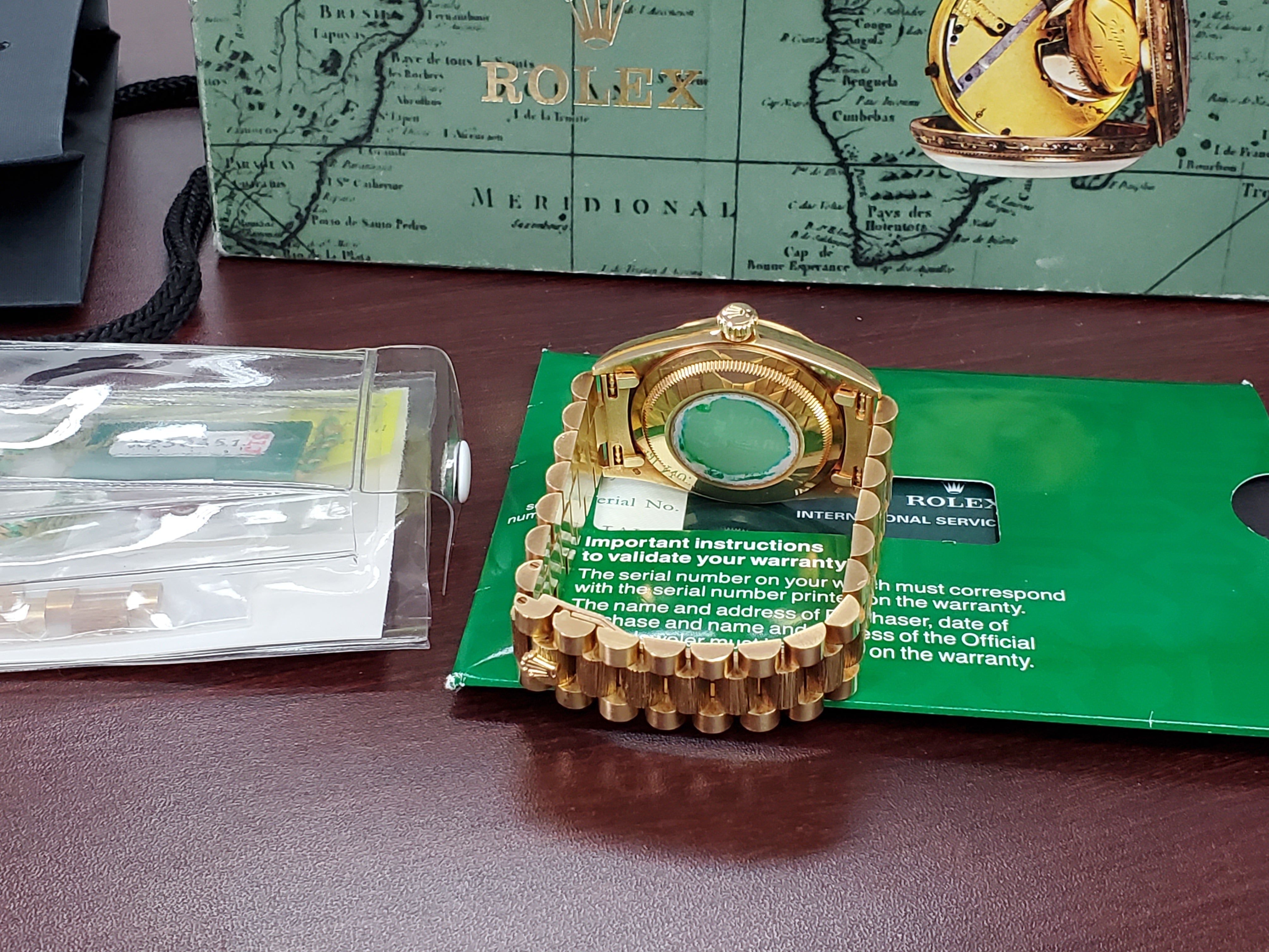 Rolex Day-Date 36 Rare Ref#18248 BARK Double Quick-Set President