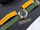 Panerai Luminor Submersible PAM 25 Titanium AntiMagnetic OP 6639 00025 Waffle Dial Rubber Straps