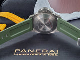 Panerai Luminor Submersible PAM 25 Titanium AntiMagnetic OP 6639 00025 Waffle Dial Rubber Straps