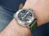 Panerai Luminor Submersible PAM 25 Titanium AntiMagnetic OP 6639 00025 Waffle Dial Rubber Straps