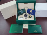 Rolex Oyster Perpetual DateJust 41 Jubilee Stick 18k White Gold Fluted Bezel 126334 Full Set New Green Card UNPOLISHED