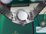 Rolex Oyster Perpetual DateJust 41 Jubilee Stick 18k White Gold Fluted Bezel 126334 Full Set New Green Card UNPOLISHED